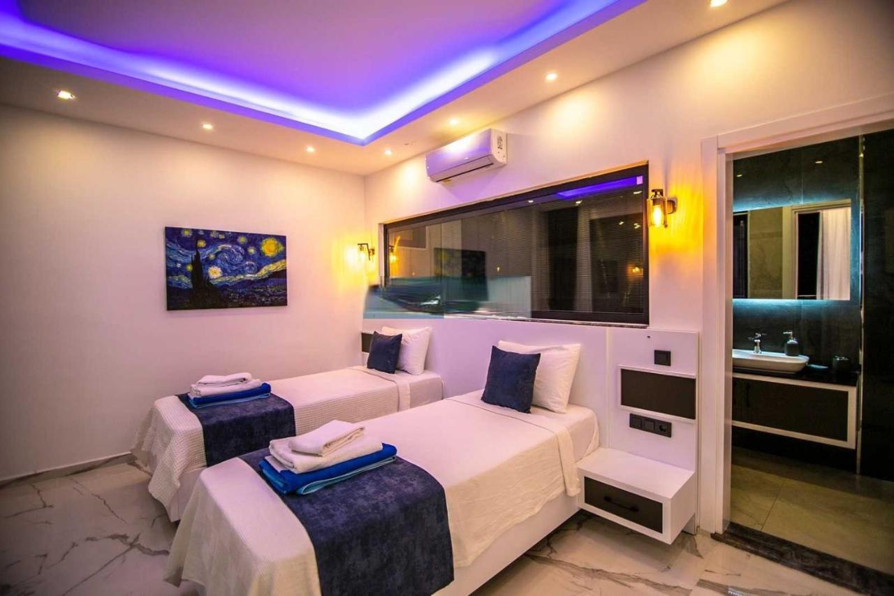 Villa Lycian-Kalkan 3 Bedroom-2 Jakuzzies-Sauna-Turkish Hamam-Huge Private Pool And Lovely Garden Kaş Exteriör bild