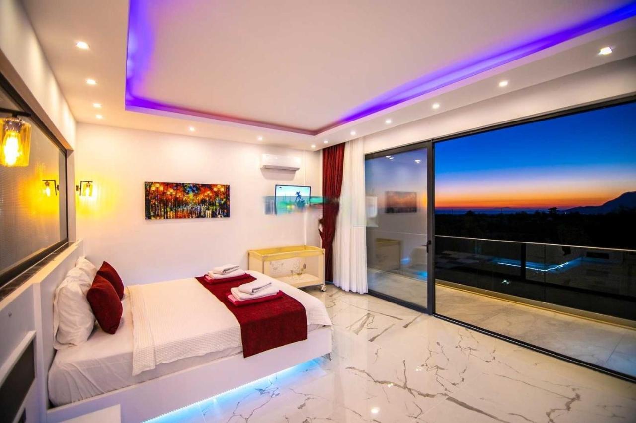 Villa Lycian-Kalkan 3 Bedroom-2 Jakuzzies-Sauna-Turkish Hamam-Huge Private Pool And Lovely Garden Kaş Exteriör bild